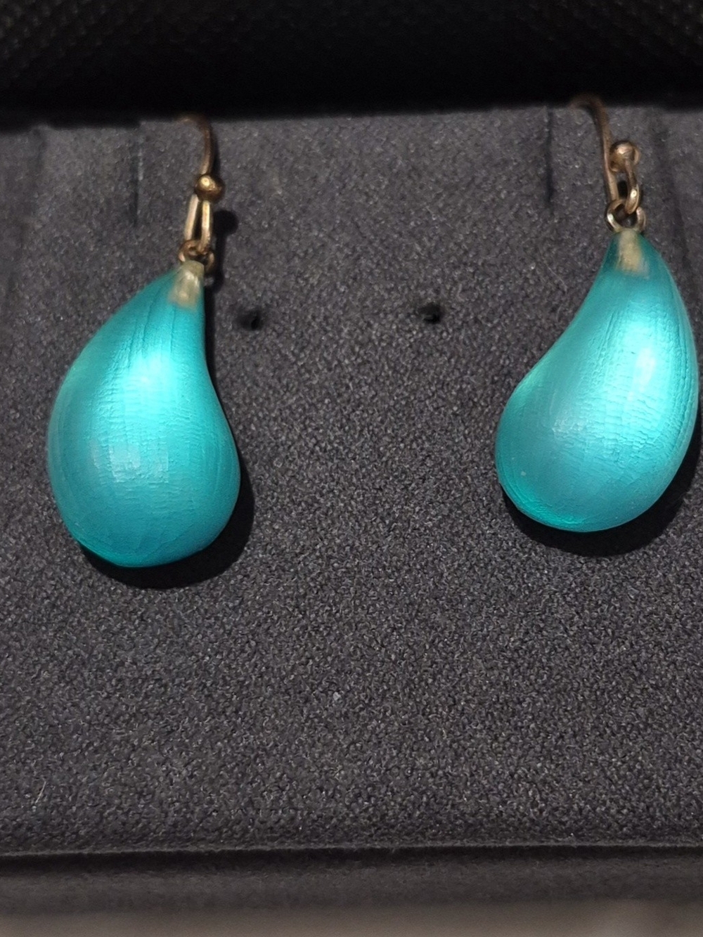 Alexis Bittar Teardrop Earrings in Vibrant Turquoise